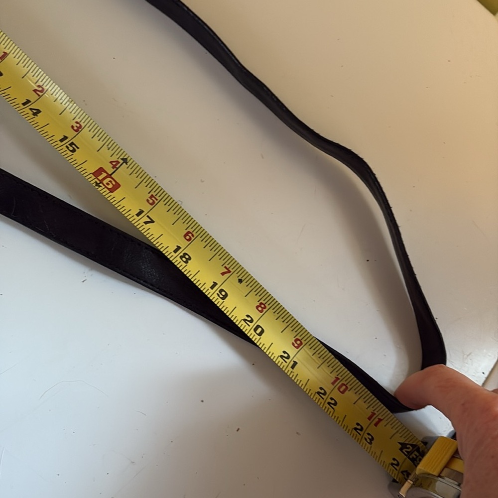 Unlisted Small Black Leather Crossbody - Picture 11 of 12